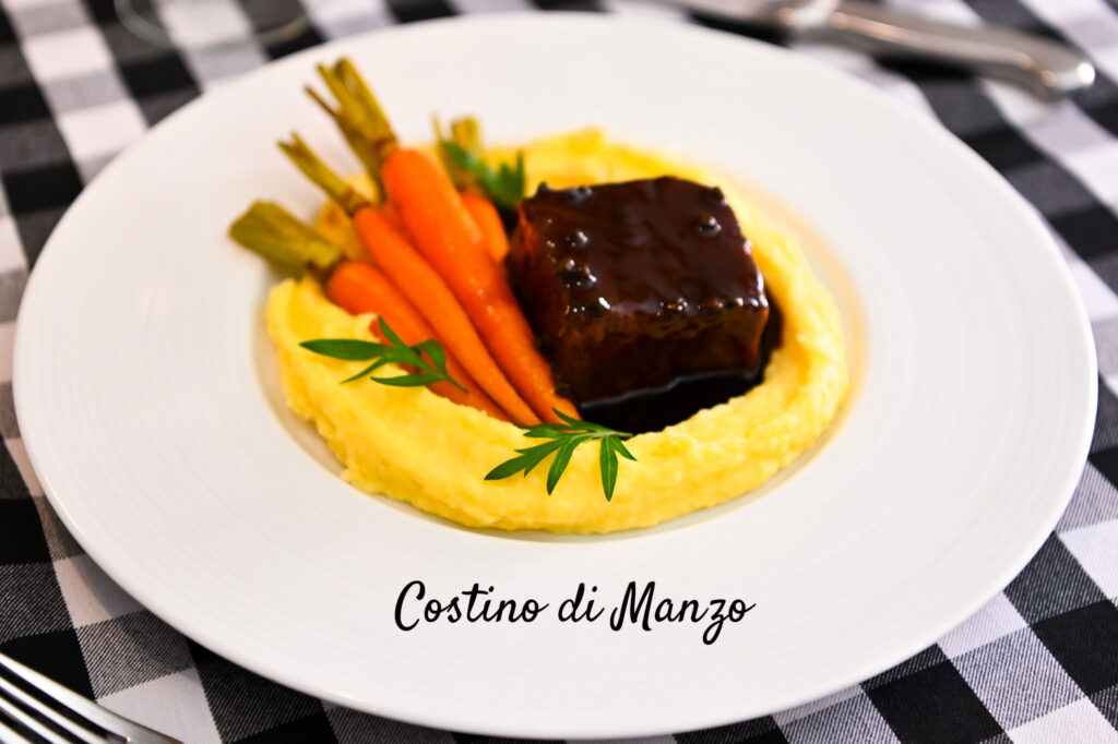 Costino di Manzo available at OGGI Trattoria Authentic Italian Cuisine in Whitby, On Canada