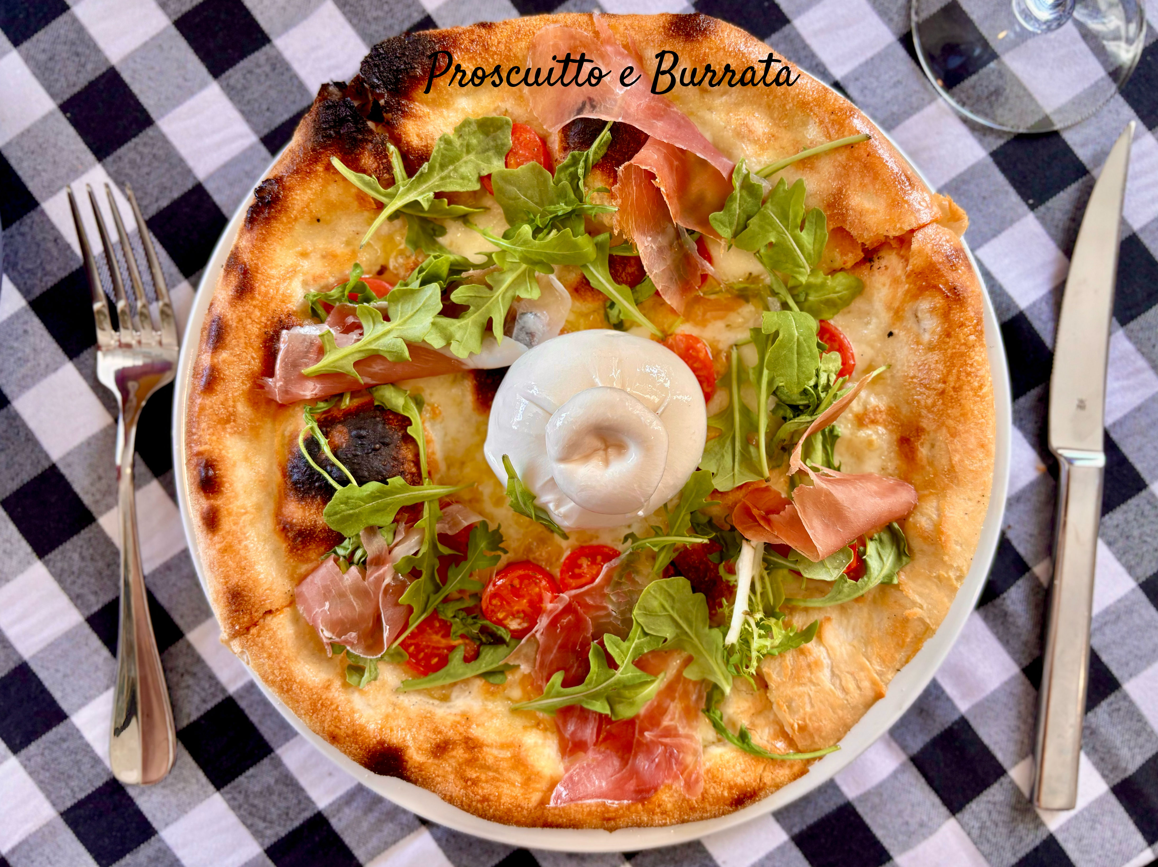 Proscuitto e Burrata available at OGGI Trattoria Authentic Italian Cuisine in Whitby, On Canada