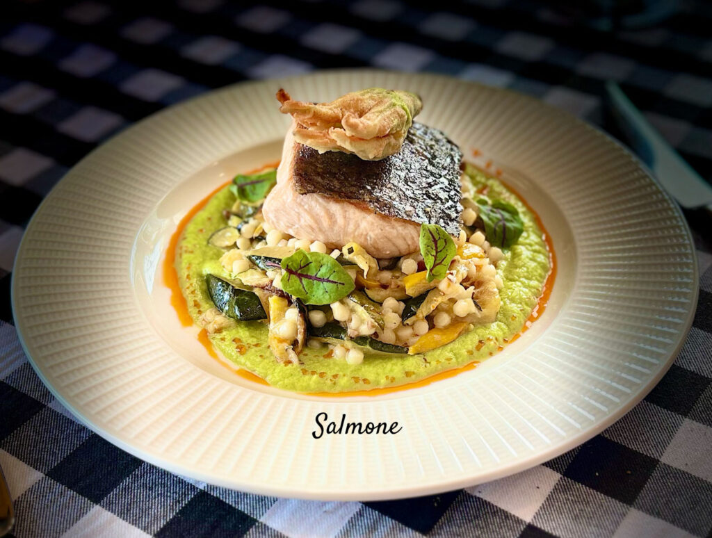 Salmone Salmone available at OGGI Trattoria Authentic Italian Cuisine in Whitby, On Canada